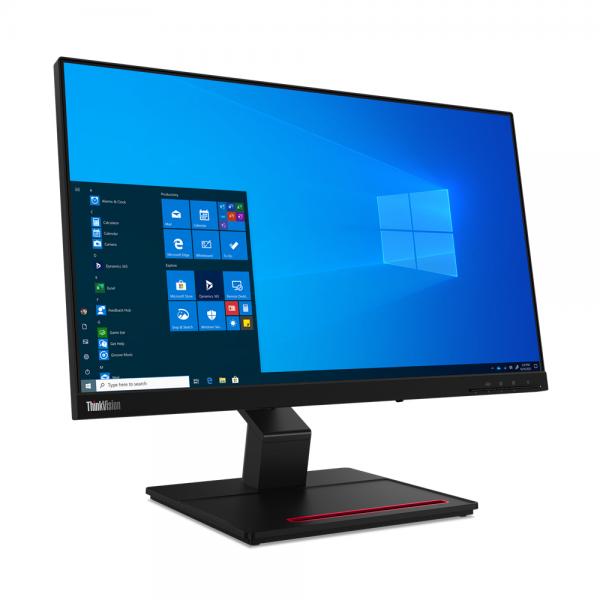 Lenovo Thinkvision T24T-20 Monitor Pc 60,5 Cm [23.8] 1920 X 1080 Pixel Full Hd Led Touch Screen Capacitivo Nero (lenovo Thinkvision T24T-20 - Led Mon