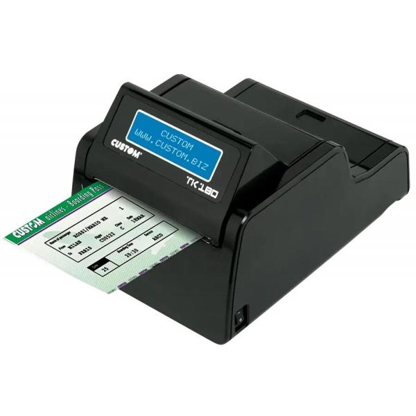 Custom Tk180 Stampante Per Etichette [cd] Trasferimento Termico 300 X 300 Dpi 200 Mm/s Cablato Collegamento Ethernet Lan (printer Tk180 Eth Black E01