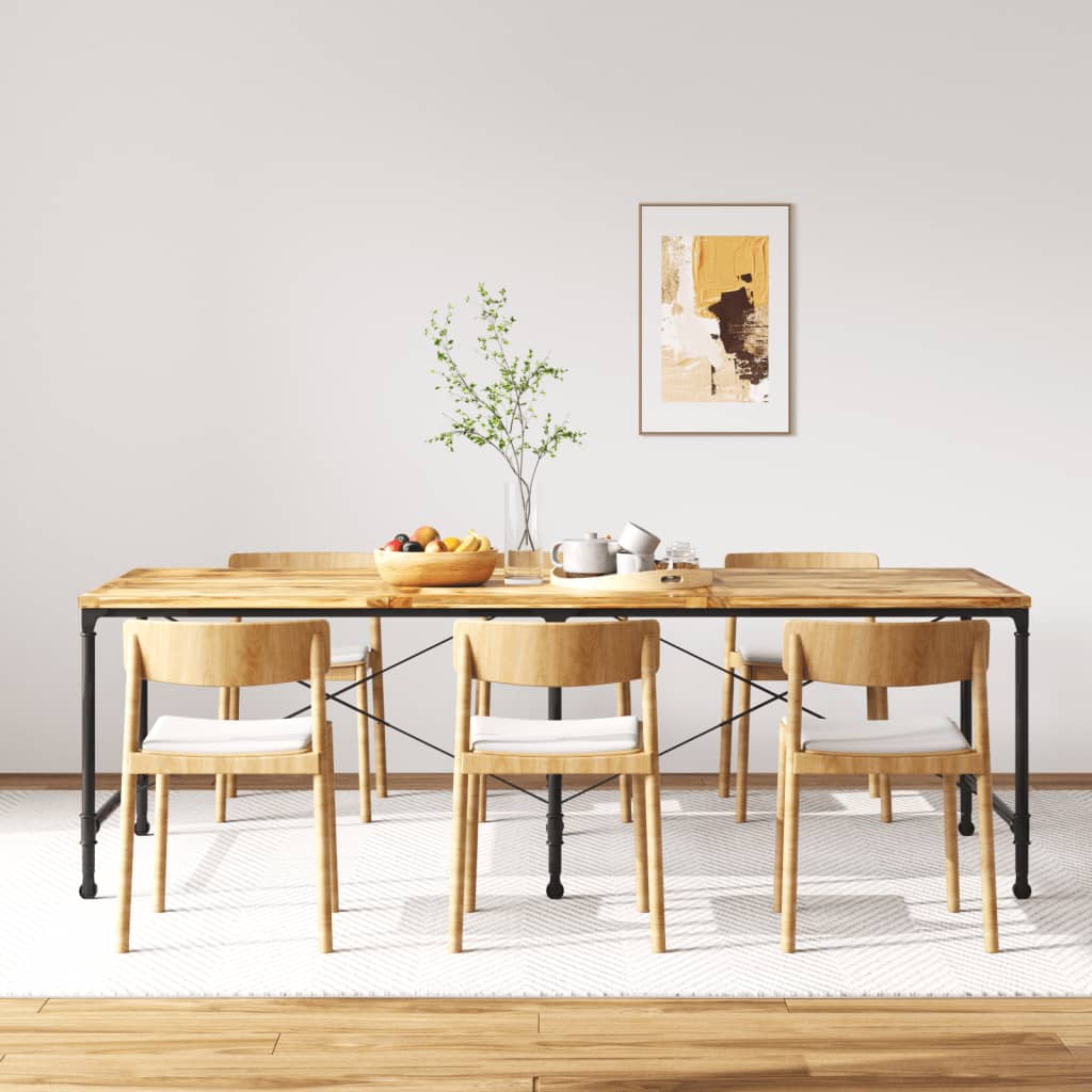 Tavolo Da Pranzo In Legno Massello Di Mango 240 cm