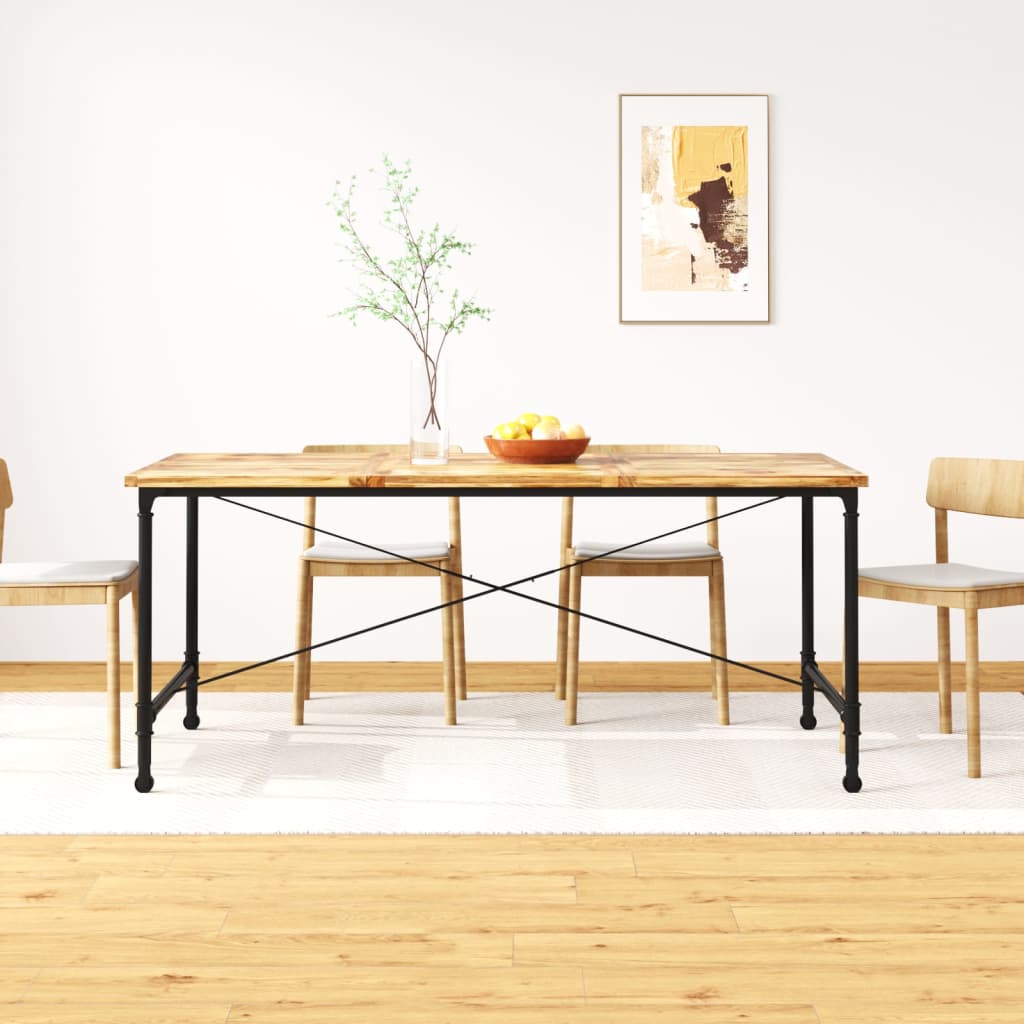 Tavolo Da Pranzo In Legno Massello Di Mango 180 cm