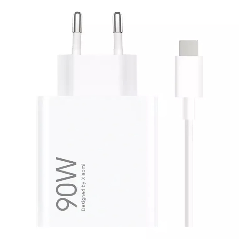 Xiaomi Bhr07zbeu - Alimentatore 90w UsB-A + Cavo TypE-C White