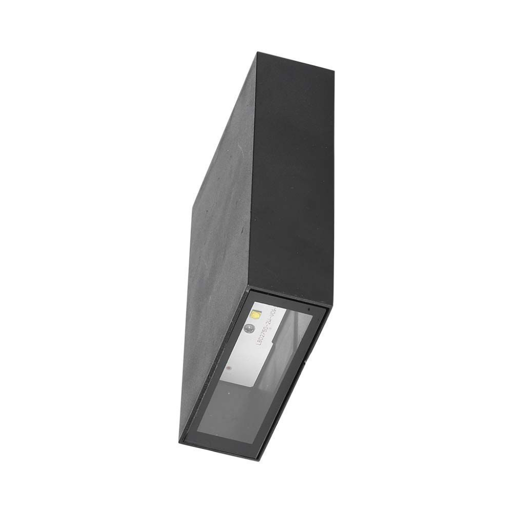 4w Led Wall Light Black 3000k