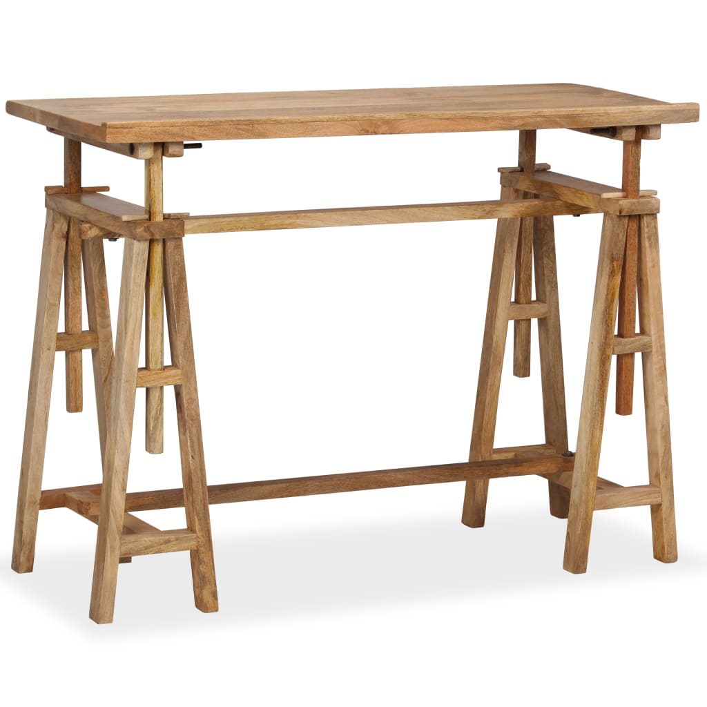 Tavolo Da Disegno In Legno Massello Di Mango 116x50x76 cm
