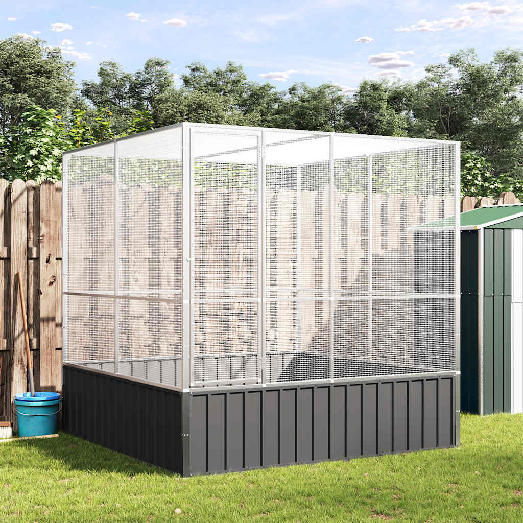 Voliera Argento 211x207x212 Cm In Acciaio - Image 3