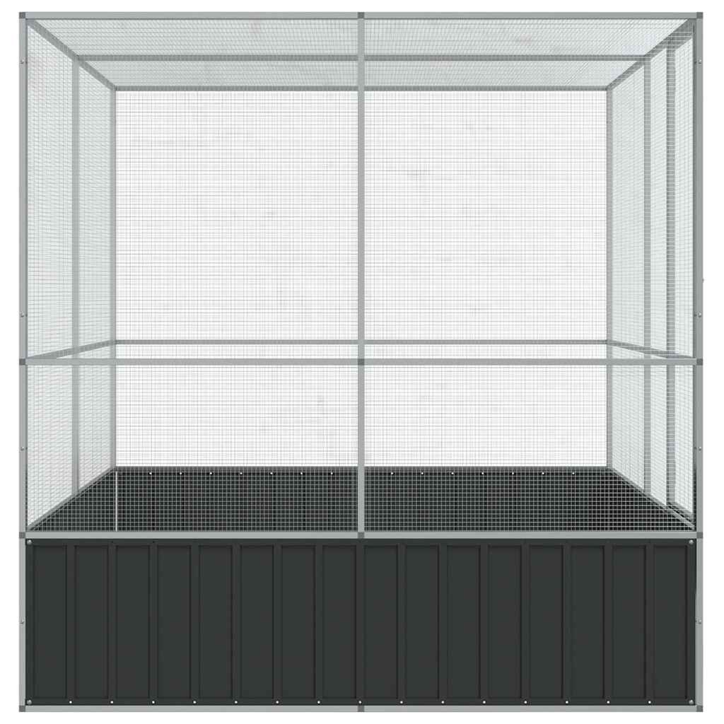 Voliera Argento 211x207x212 Cm In Acciaio - Image 4