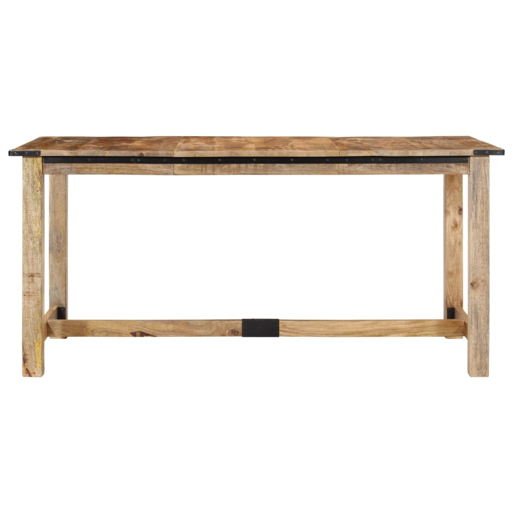 Tavolo Da Pranzo 160x80x75 Cm In Legno Massello Di Mango