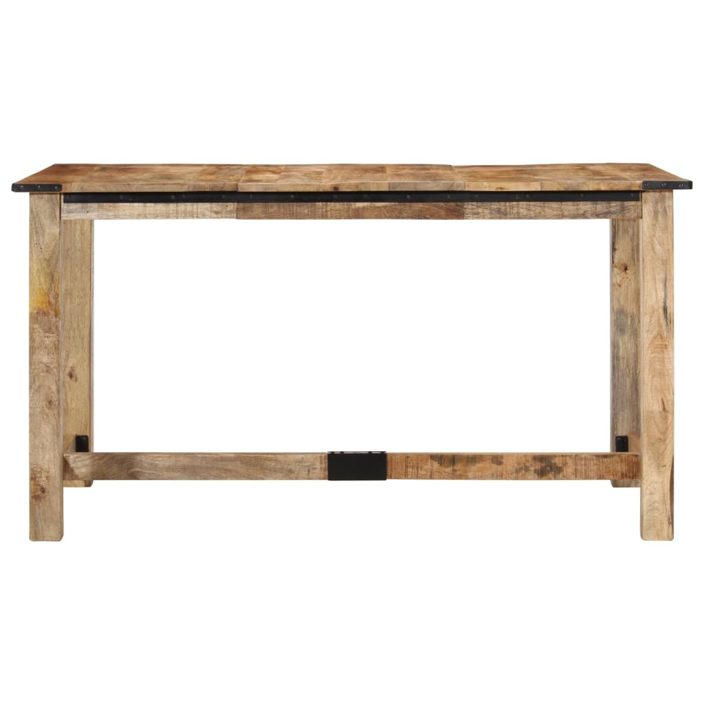 Tavolo Da Pranzo 140x70x75 Cm In Legno Massello Di Mango