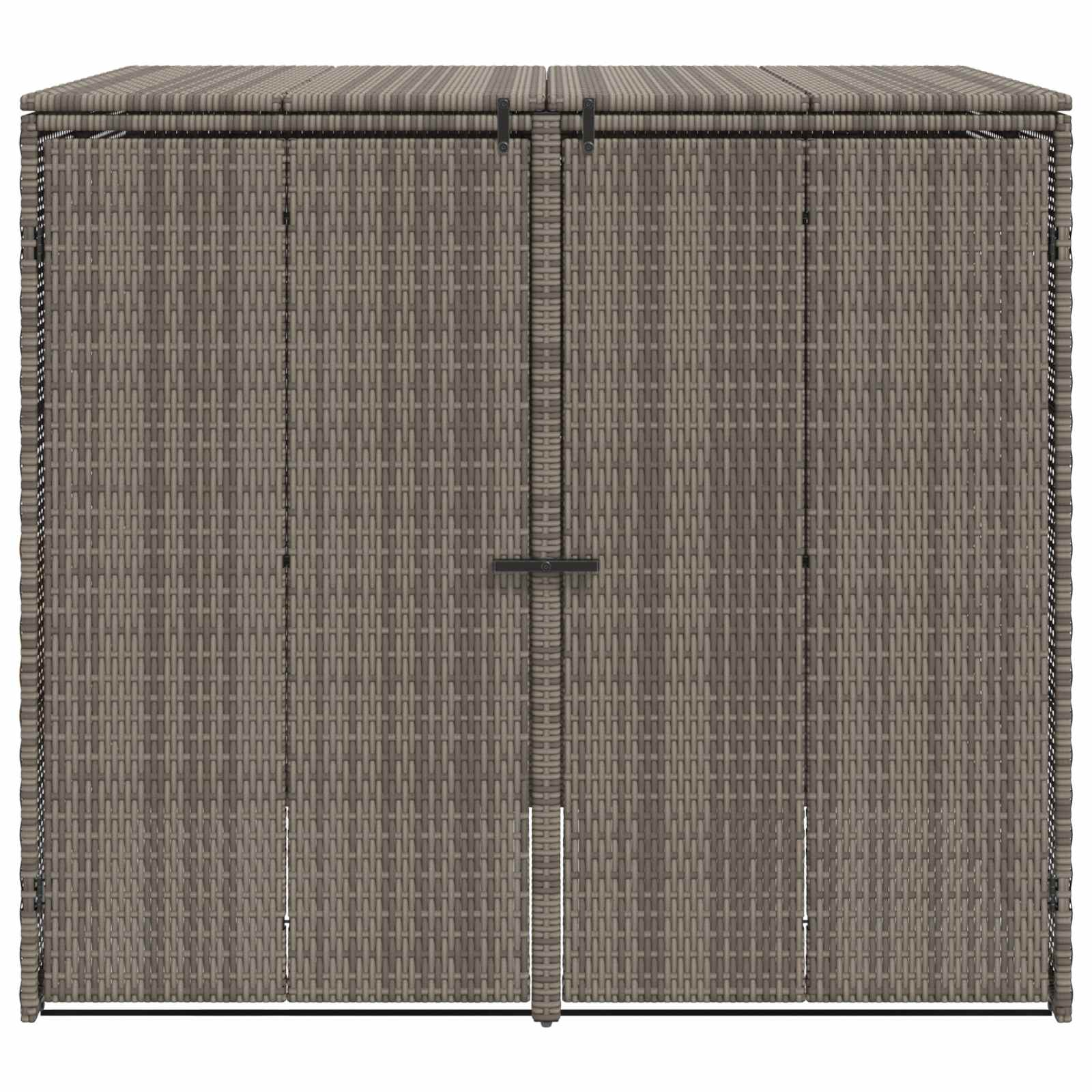 Cassa Per Spazzatura 2 Pcs Grigio 65 X 80 X 115 Cm Polietilene - Image 5