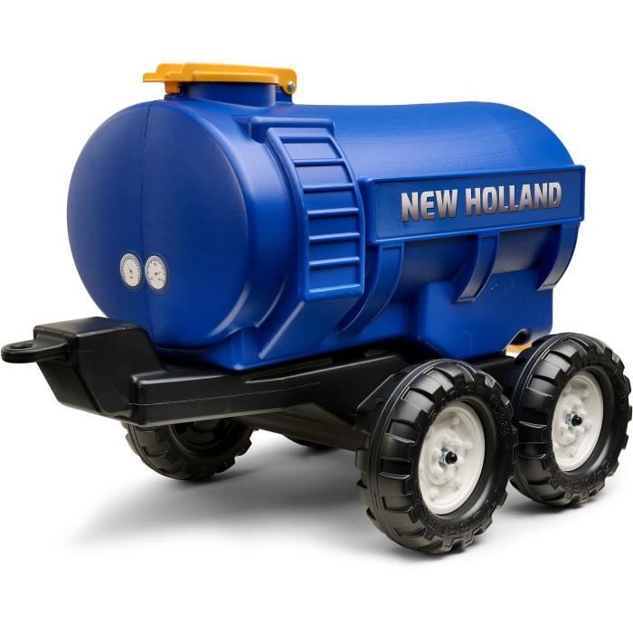 Rimorchio Cisterna New Holland Falk - Capacità 30l - Blu - Compatibile Con Trattori Falk (3-7 Anni) - 100% Made In France