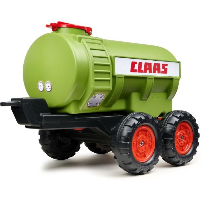 Rimorchio Cisterna Claas Falk - Capacità 30l - Verde - Compatibile Con Trattori Falk (età 3-7) - 100% Made In France