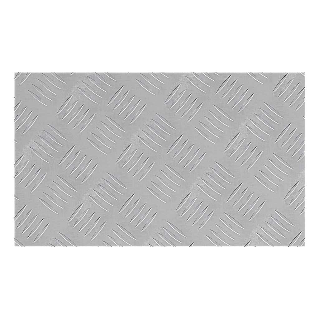 Dischi Quadrati 2 Pcs Argento 50 X 30 Cm Alluminio - Image 3