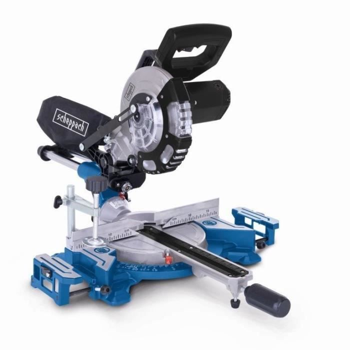 Troncatrice Radiale - Scheppach - Hm 185 - 1400 W - Lama Ø 185 Mm - Legno