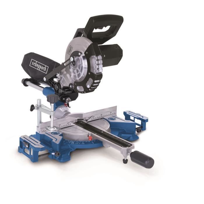 Troncatrice Con Disco Da 30 Denti Scheppach Hm 185 - 1400 W - Lama Ø 185 mm