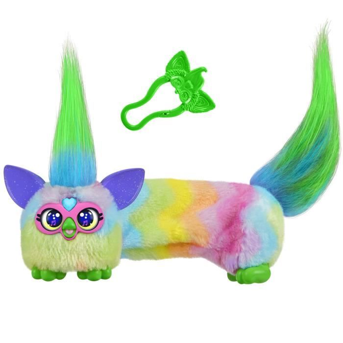 Furby Dj Furblets CaN-DeE-Swirl, Mini Peluche Elettronico, Giocattolo Per Bambini, 45 Suoni E Musica, Dai 6 Anni In su