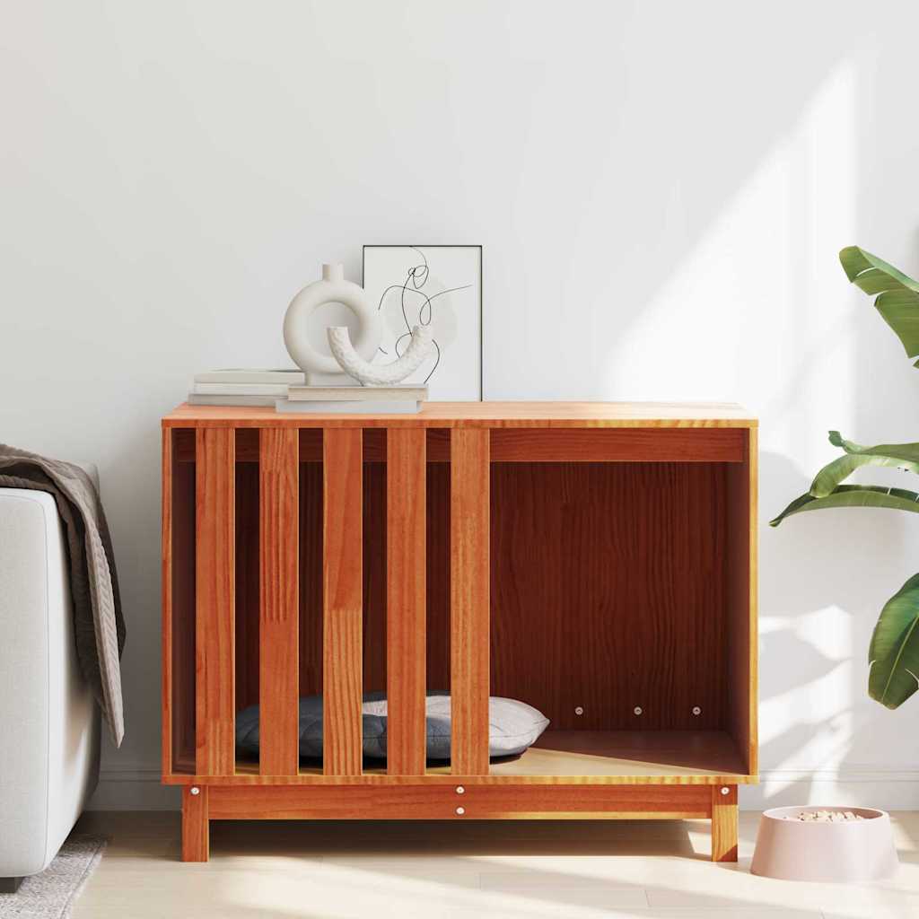 Cuccia Per Cani Marrone Cerato 90 X 60 X 67 Cm Pino Massello