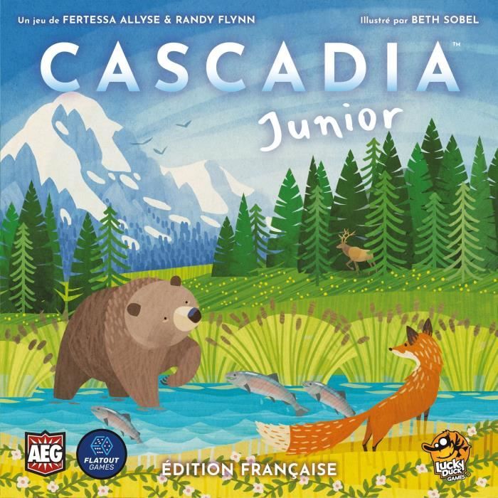 Cascadia Junior - Gioco Di Strategia - Lucky Duck Games - Età 6+