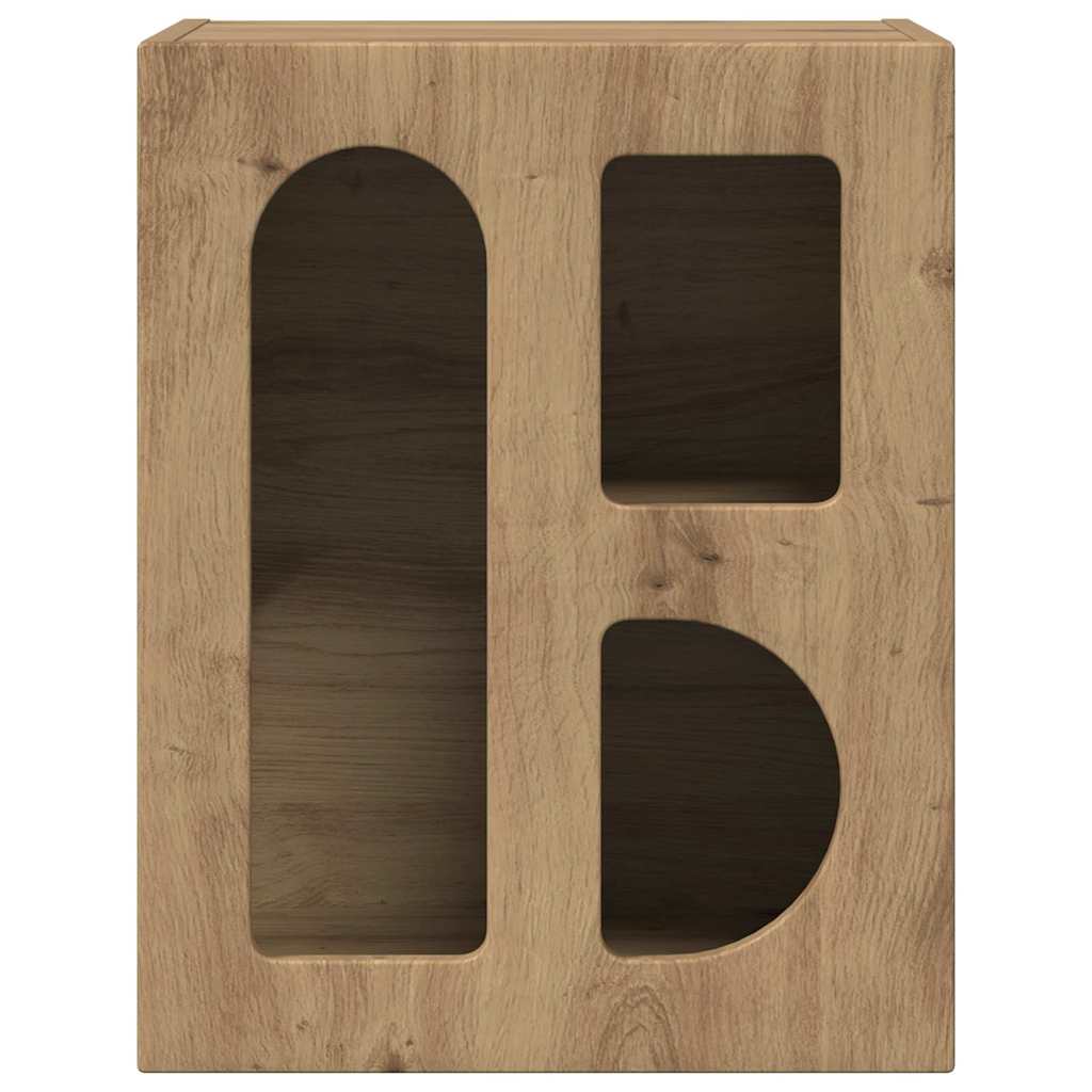 Comodino 2 Pcs Rovere Artigianale 40 X 35 X 50 cm - Image 6