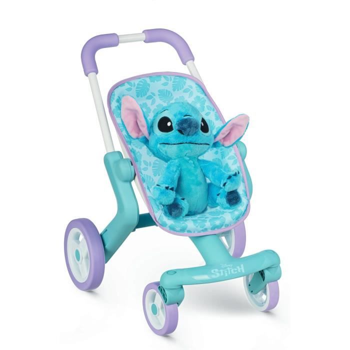 Smoby - Passeggino Stitch + Peluche - Da 18 Mesi