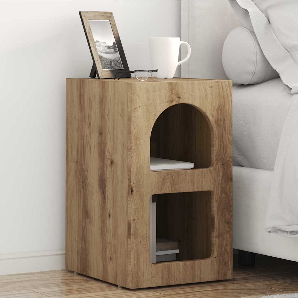 Comodino 2 Pcs Rovere Artigianale 29.5 X 35 X 50 cm