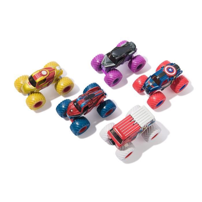 Spin Master Pack Di 5 Veicoli Marvel DiE-Cast 1:64 Monster Jam