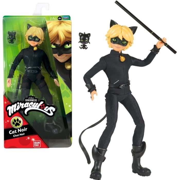 Bandai Miraculous Ladybug - Fashion Doll 26 Cm: Cat Noir