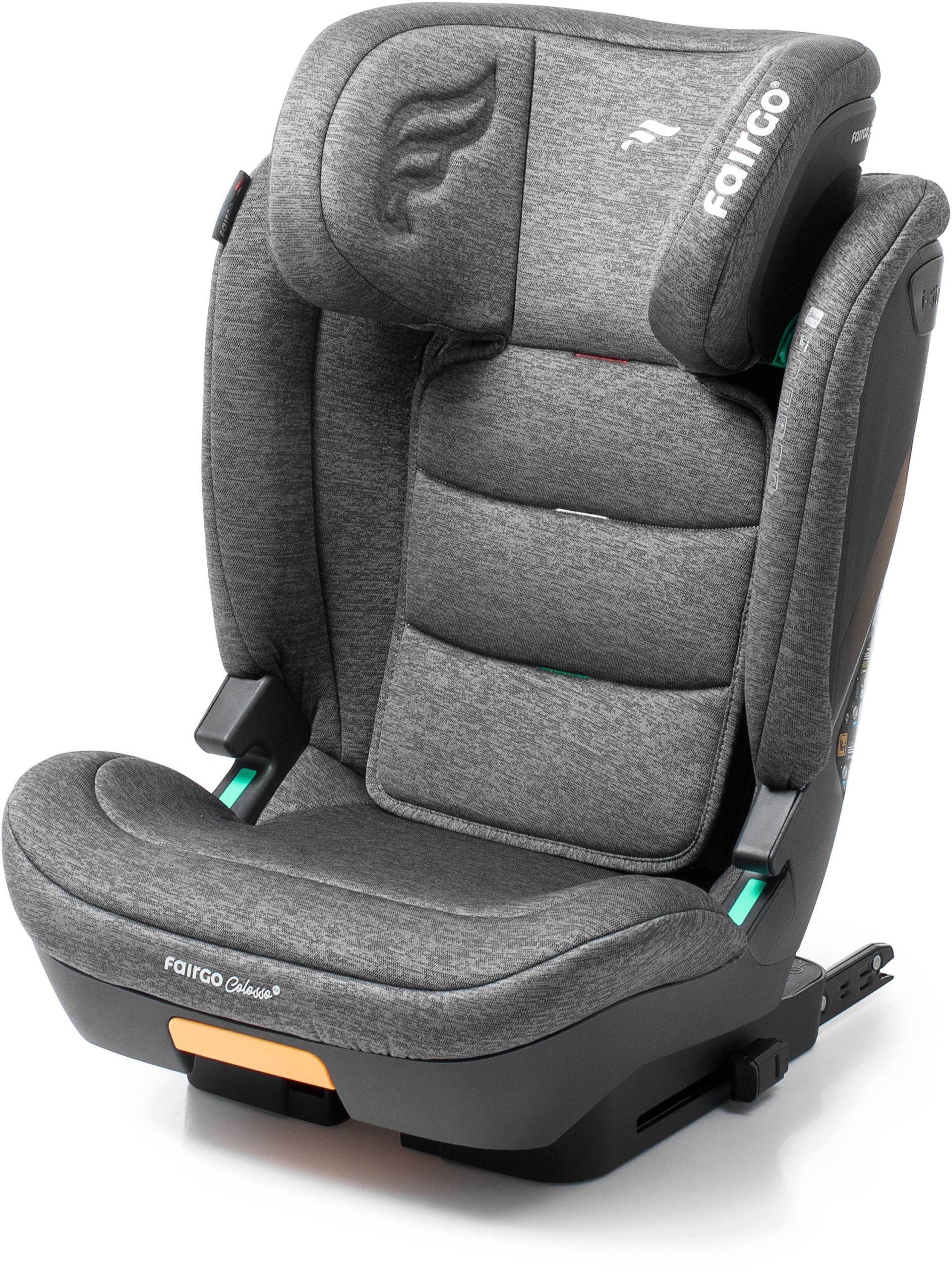 Seggiolino Auto - Babyauto - Colosso - Gruppo 2/3 - I-Size - 100/150 Cm - Isofix - 11 Posizioni Di Altezza Del Poggiatesta - Grigio