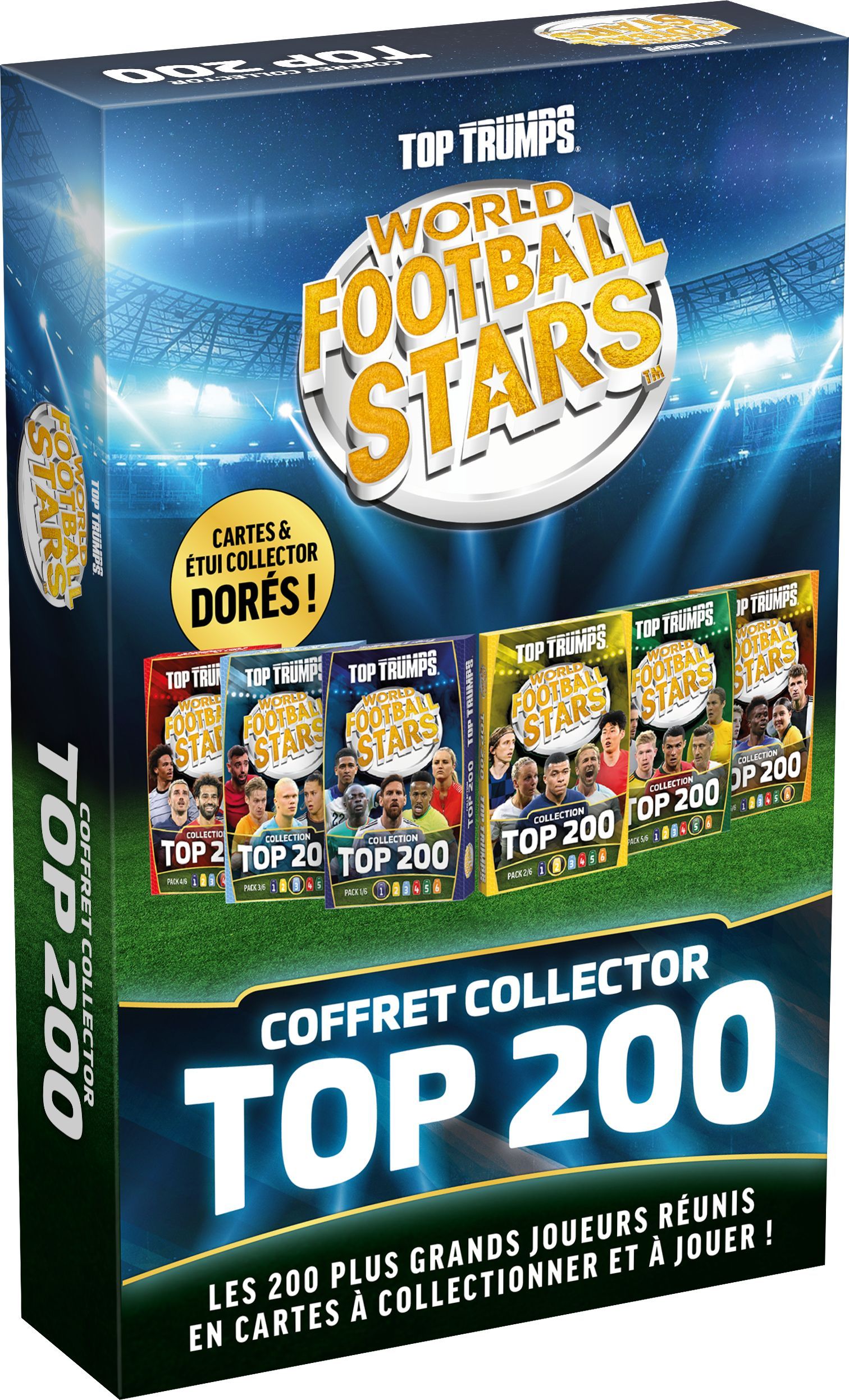 Top Trumps World Football Stars Top 200 - Confezione Da Collezione - Gioco Da Tavolo - Mosse Vincenti - 1 O Più Giocatori - Età 6+