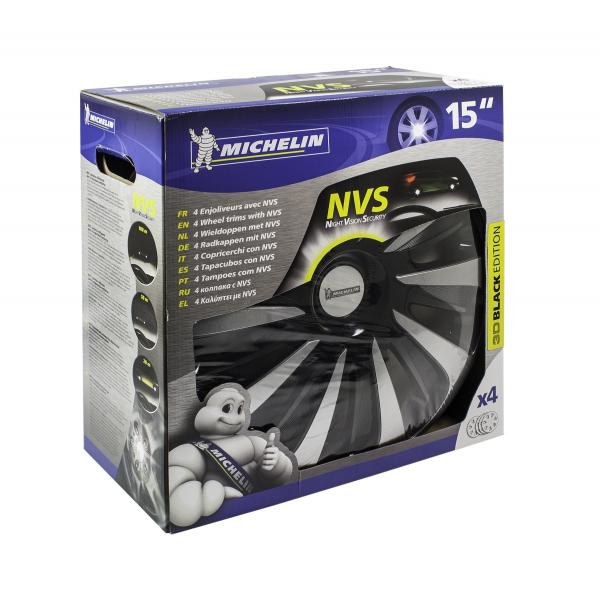 Copertura Ruota Michelin 15 Nvs 3d Da 4 In Una Scatola Nera - Image 4