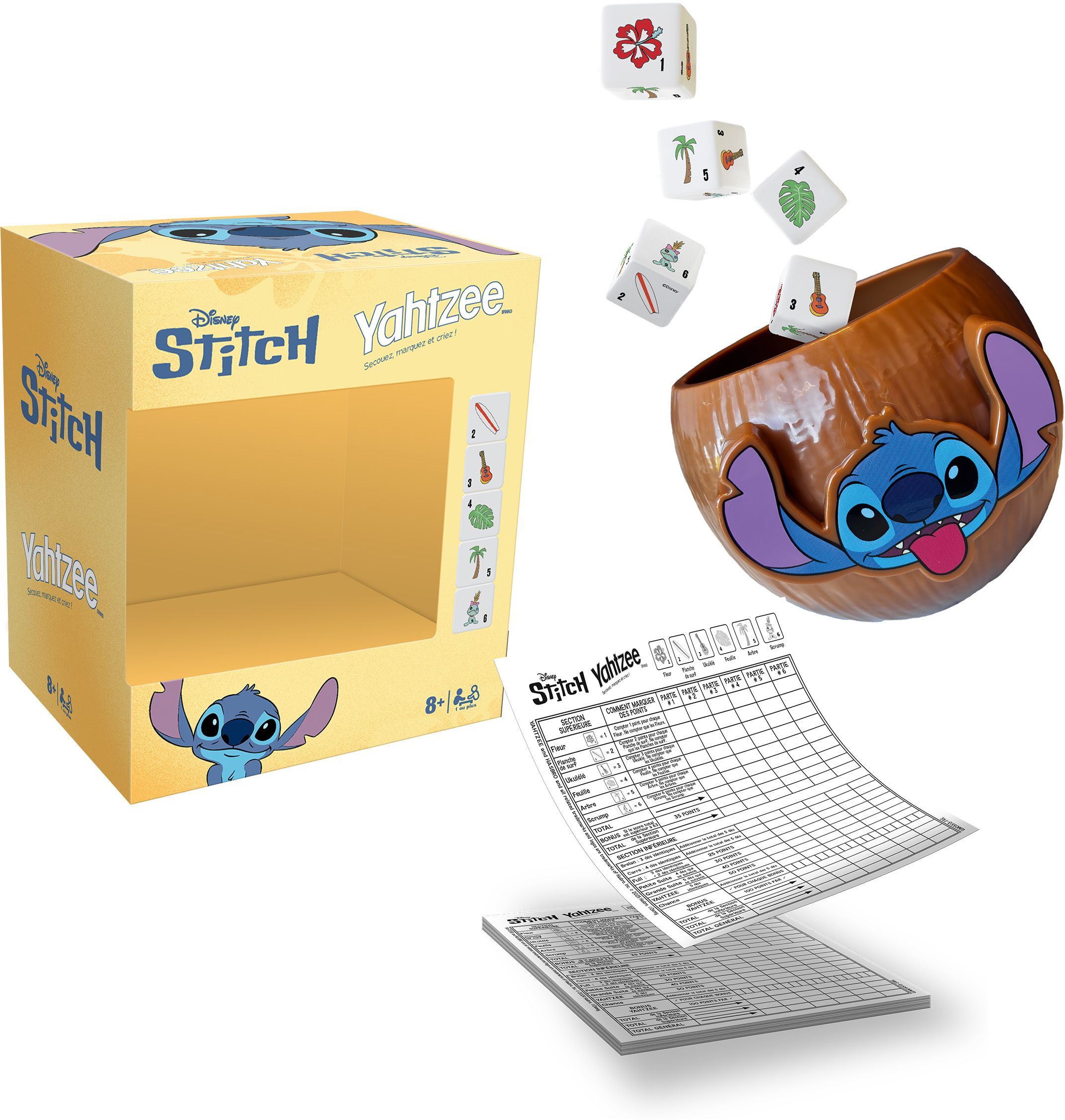 Yahtzee Stitch - Gioco Da Tavolo - Mosse Vincenti - Età 8+