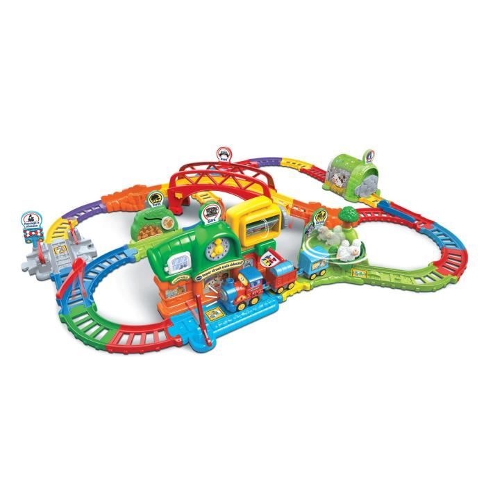 Vtech - Tut Tut Bolides - Circuito Treno Super Educativo (adam, Treno Mercantile) - Multicolor