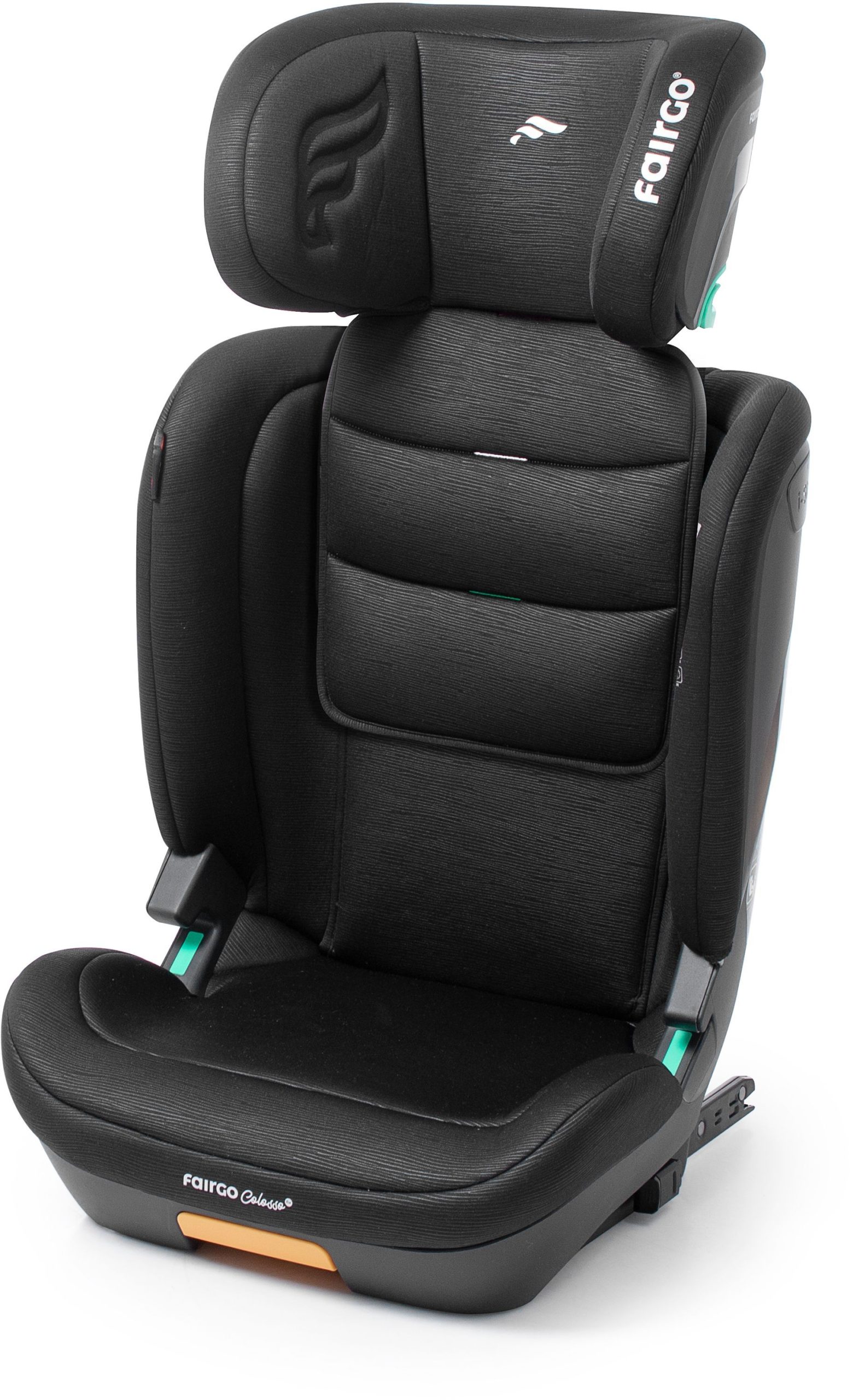 Seggiolino Auto - Babyauto - Colosso - Gruppo 2/3 - I-Size - 100/150 Cm - Isofix - 11 Posizioni Di Altezza Del Poggiatesta - Nero