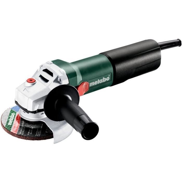 Set Smerigliatrice Angolare - Metabo - Weq 1400-125 - Dado Di Serraggio M-Quick