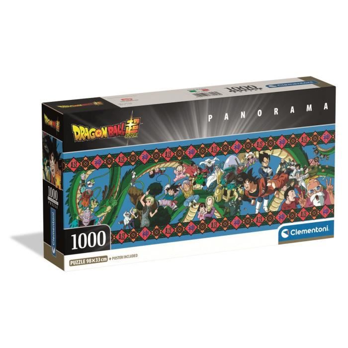 Clementoni - Panorama Compatto 1000 Pezzi - Dragon Ball Super
