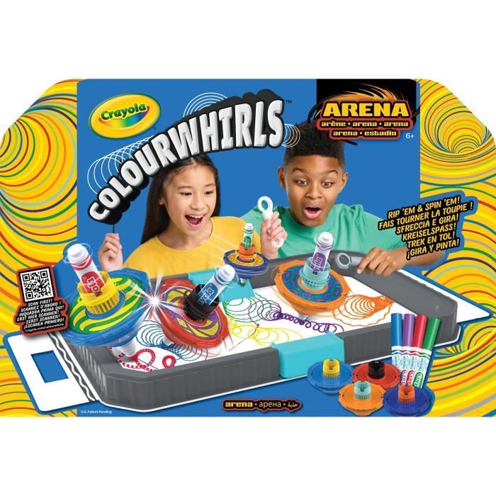 Colourwhirls Battle Arena - Gioco Creativo - Crayola - Fino A 4 Persone - Dai 6 Anni In su
