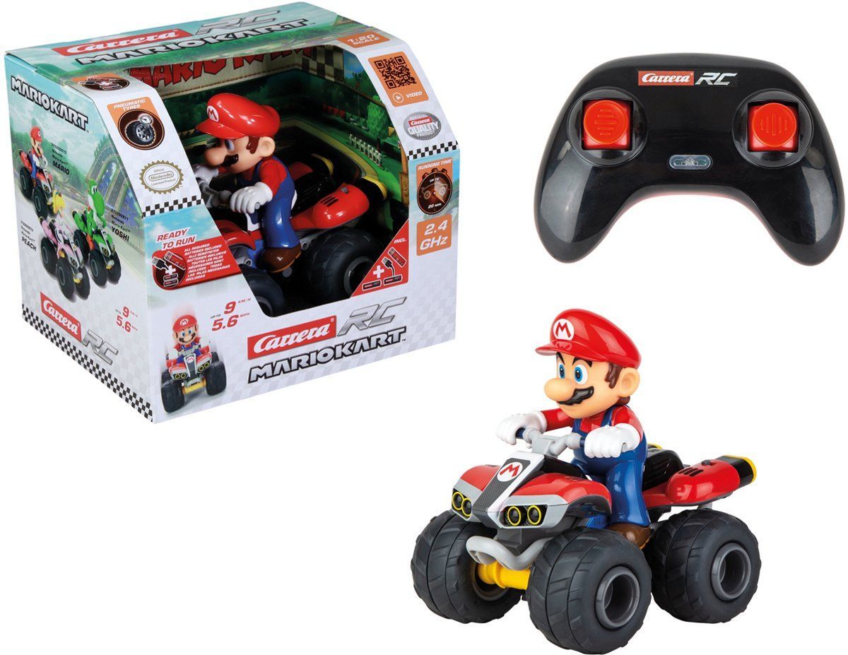 Mario Quad, Auto Telecomandata, 2,4 Ghz, Scala 1:20, Carrera Mario Kart™, Dai 6 Anni In su