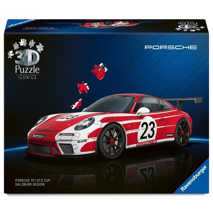 Puzzle 3d Iconics - Porsche 911 Gt3 Cup Salisburgo
