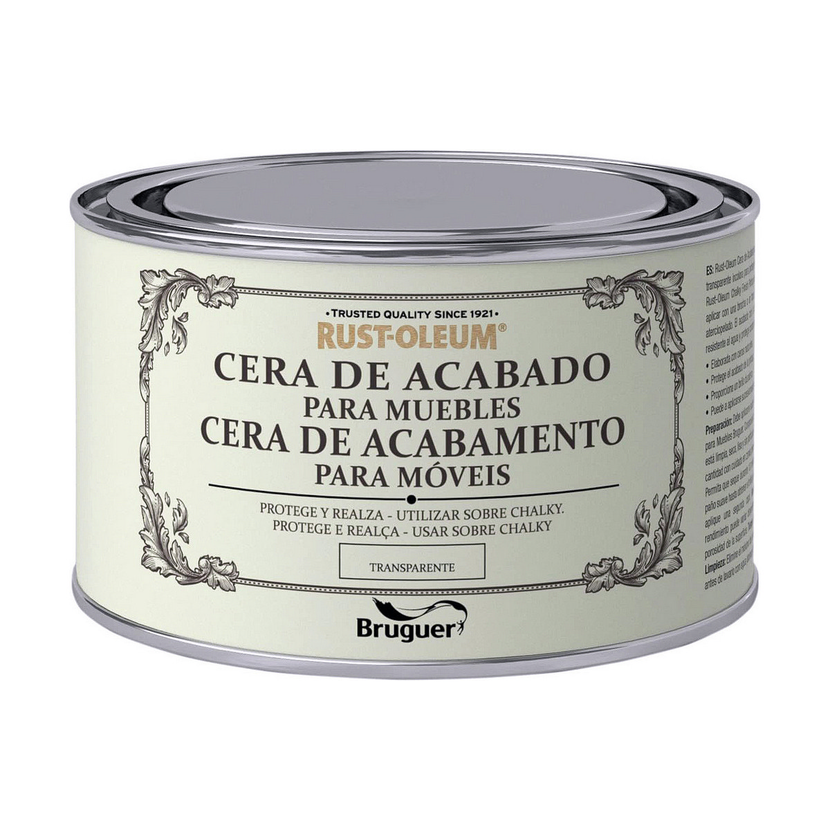 Cera Per Legno Bruguer Trasparente 400 Ml 0,4 L