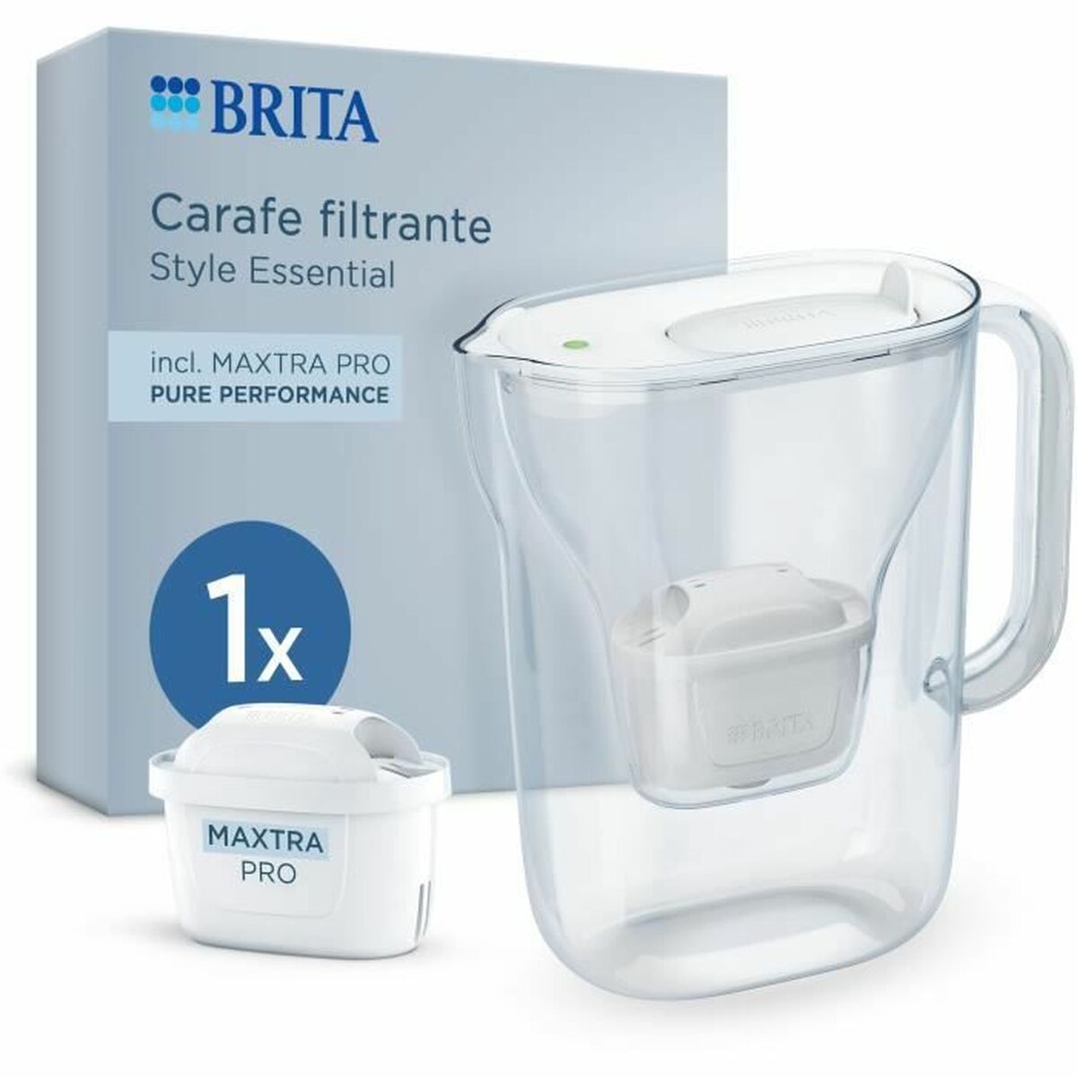 Brocca Filtrante Brita Style Essential Bianco Trasparente 2,4 L