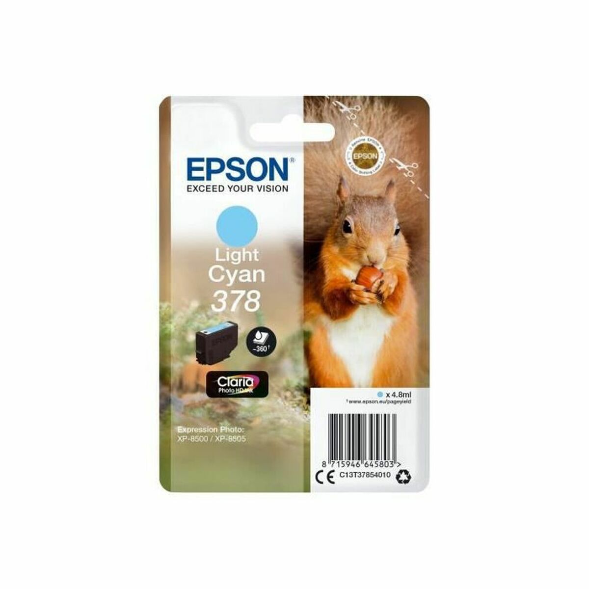 Cartuccia Ad Inchiostro Originale Epson C13t37854010 Ciano