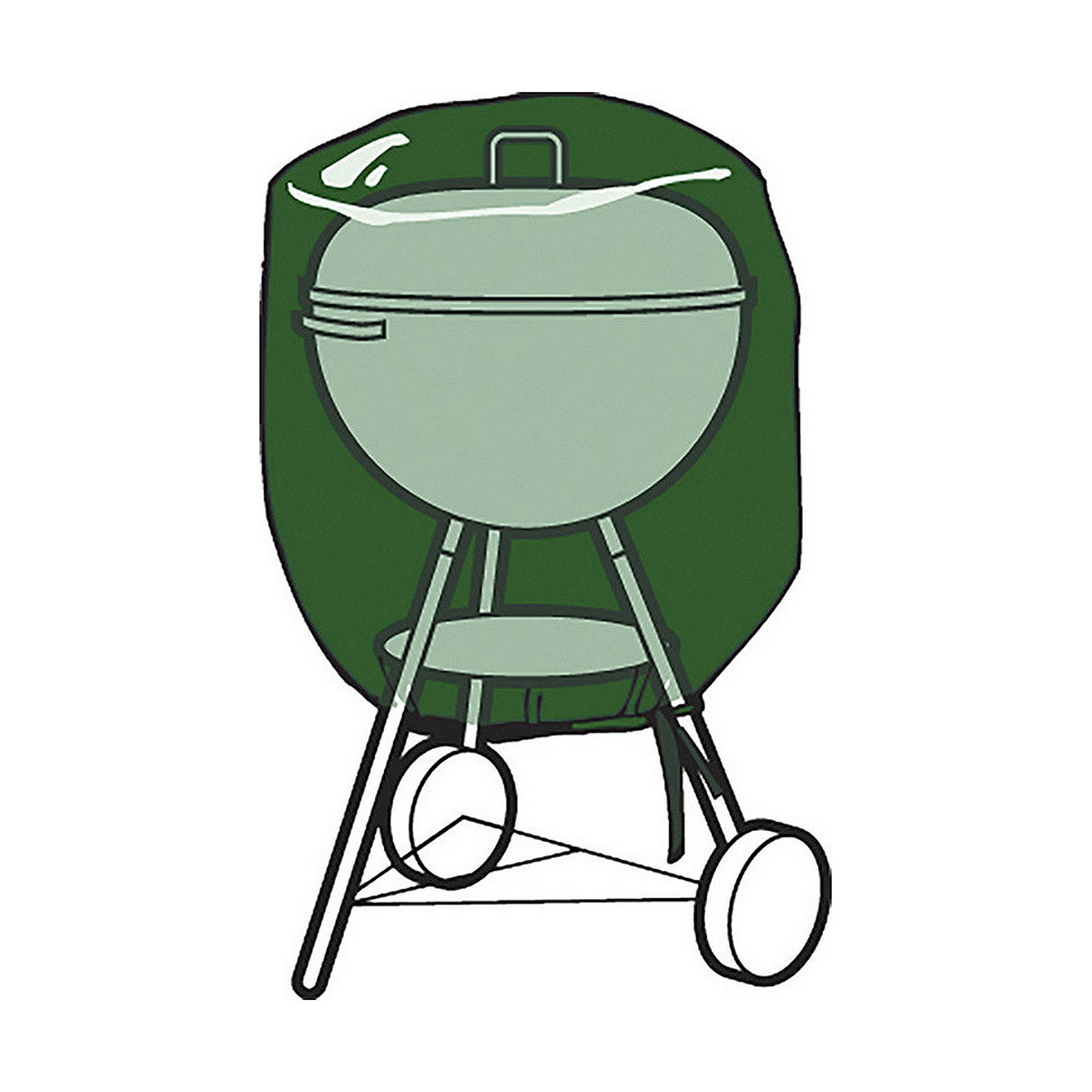 Coperchio Di Protezione Per Barbecue Altadex Verde