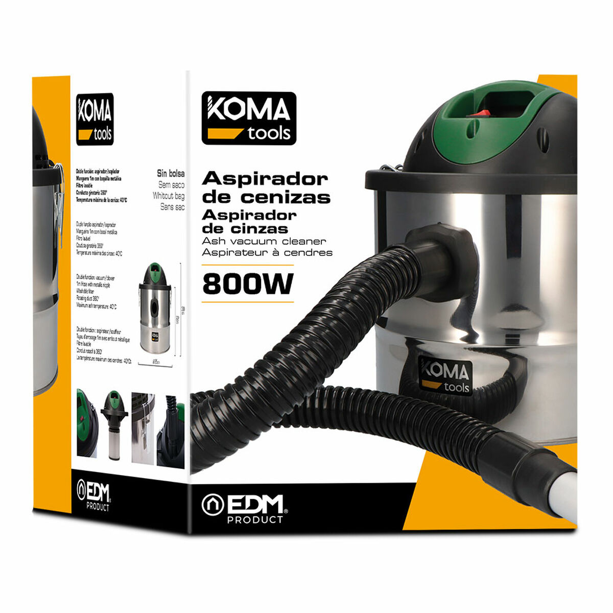 Aspirapolvere A Mano Koma Tools 800 W - Image 3