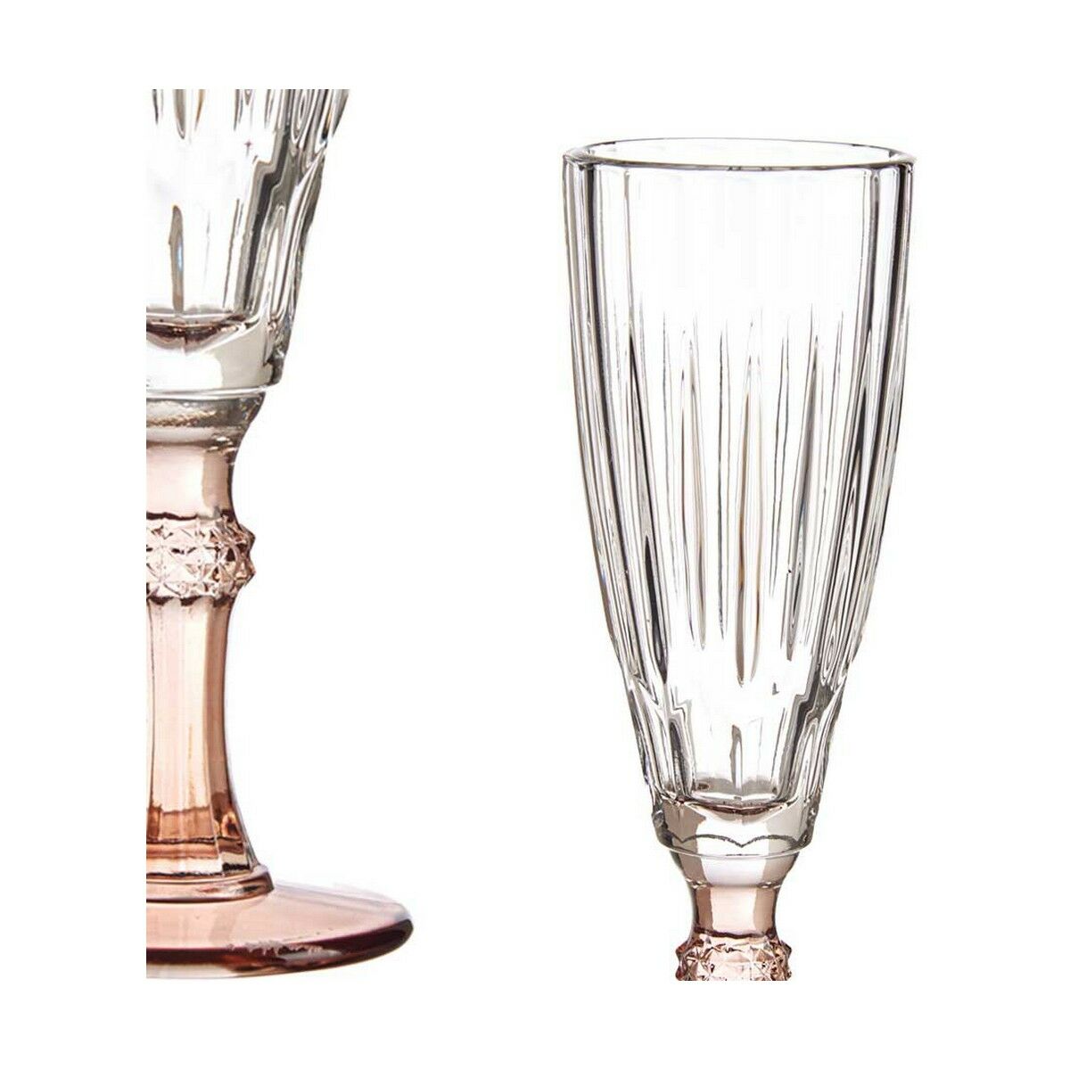Calice Da Champagne Vivalto Marrone Cristallo 170 Ml (6 Unità) - Image 3