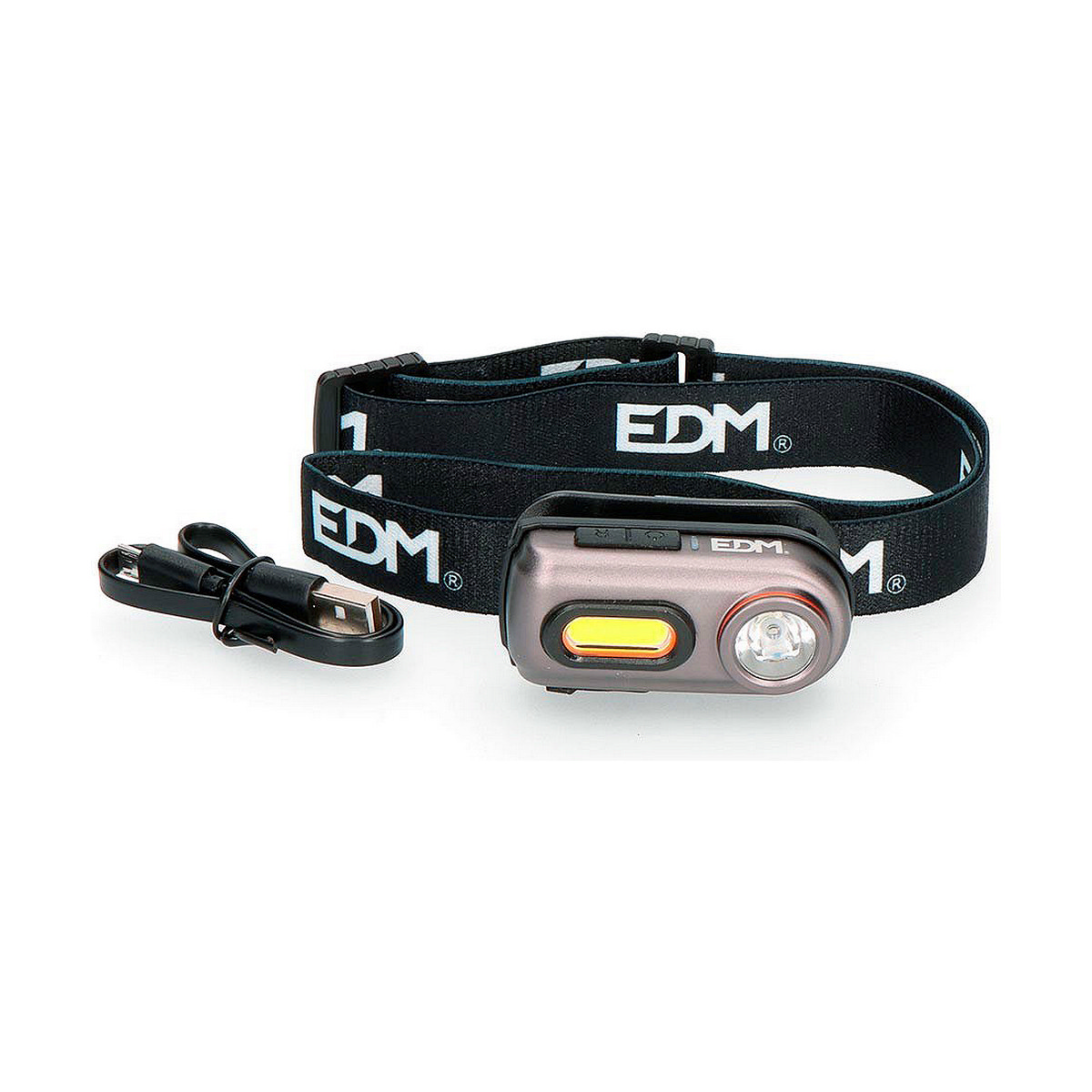 Torcia Frontale Led Edm 36416 Nero 5 W