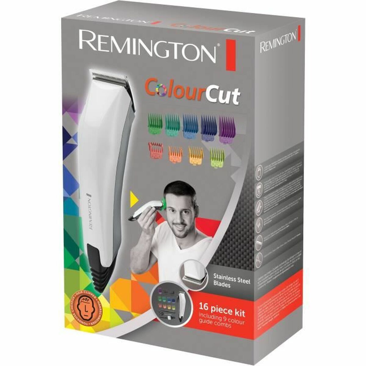 Rasoio Per Depilazione E Per Capelli Remington Colour Cut Hc5035