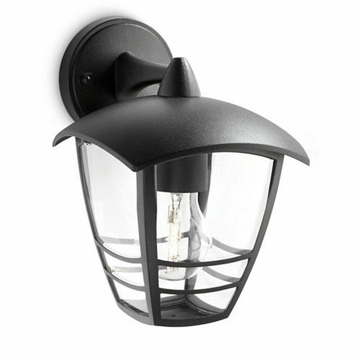 Applique Da Parete Philips 15381/30/16 Nero Alluminio 60 W E27 (1 Unità)