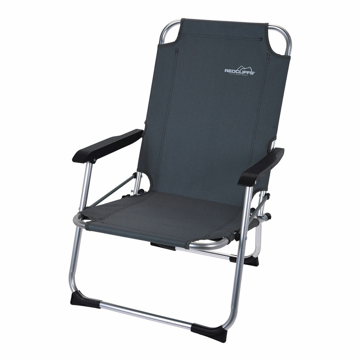Sedia Pieghevole Grigio Scuro 45 X 54 X 76 cm