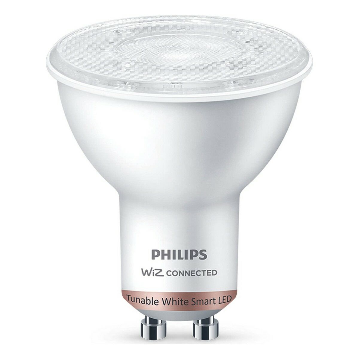 Lampadina Led Dicroica Philips Wiz Bianco F 4,7 W Gu10 345 Lm (2700 K) (2700-6500 k)