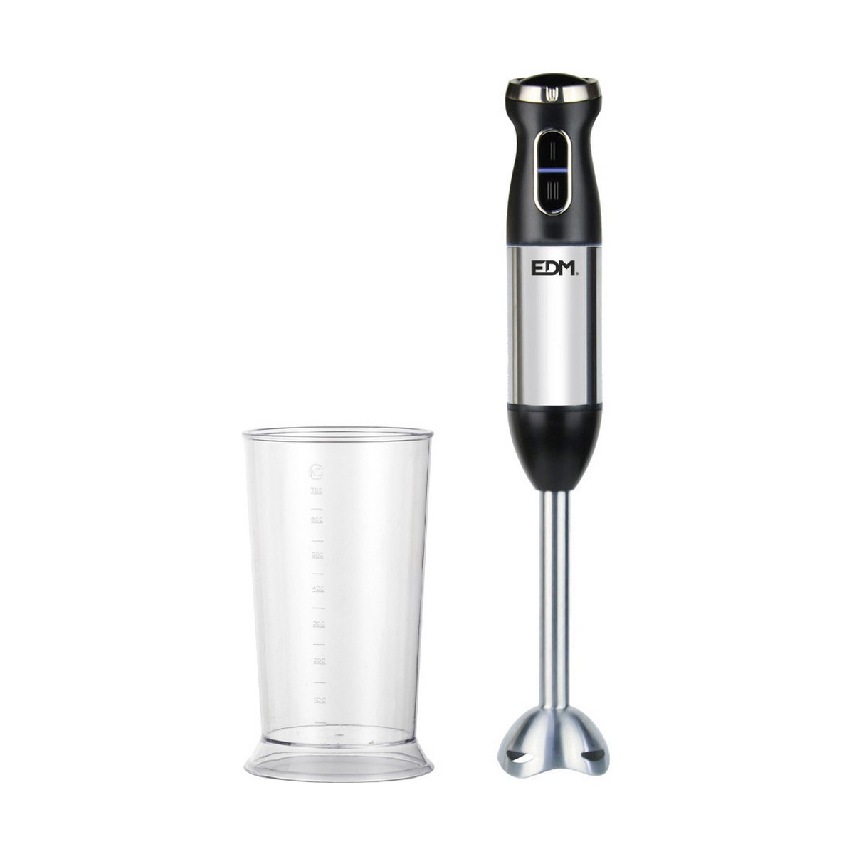 Frullatore Ad Immersione Edm 07645 Nero Argentato 600 W