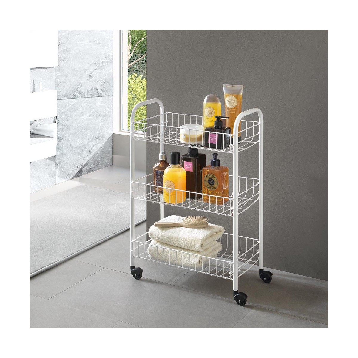 Carrello Multiuso Metaltex (41 X 23 X 63 Cm) - Image 5