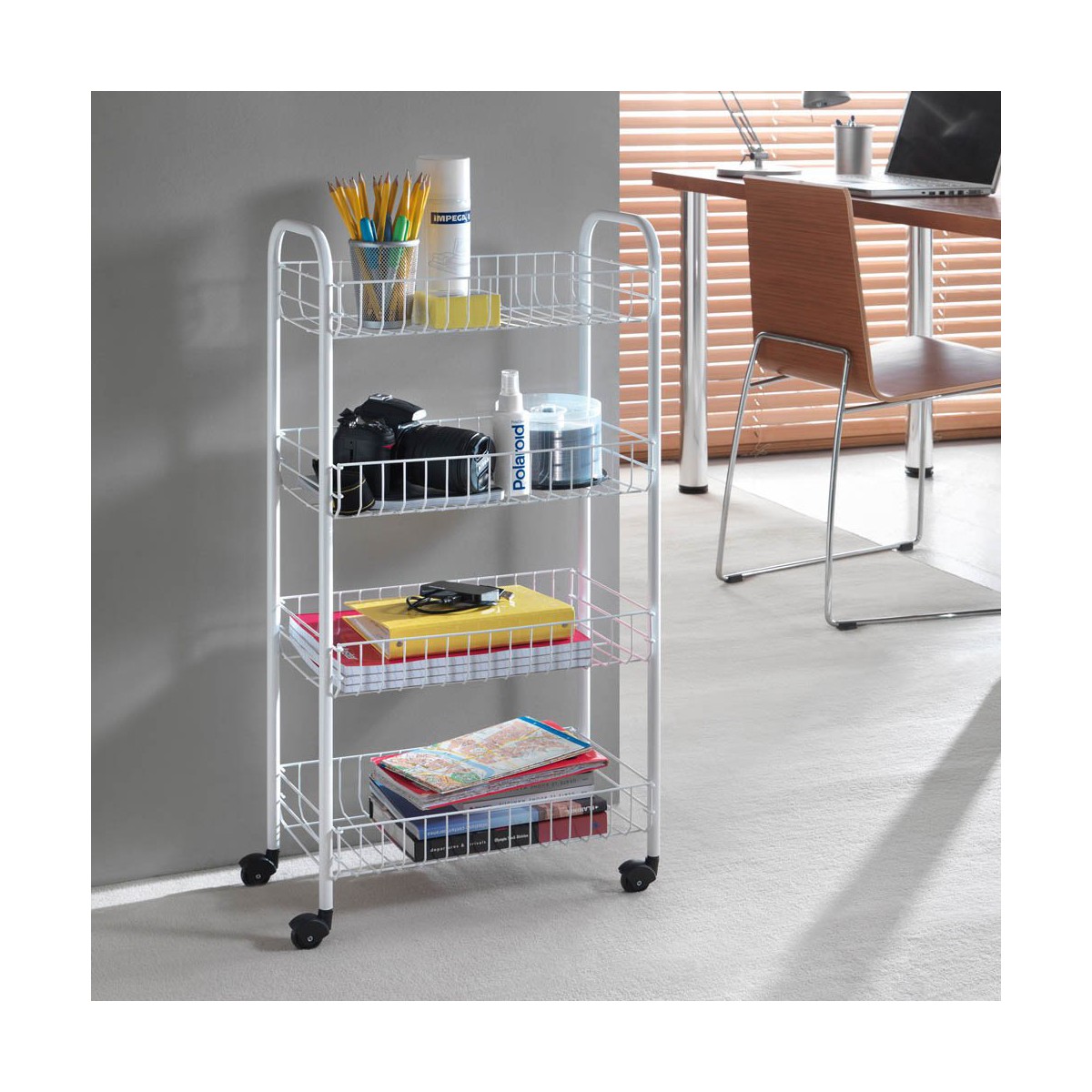 Carrello Multiuso Metaltex (41 X 23 X 84 Cm) - Image 5